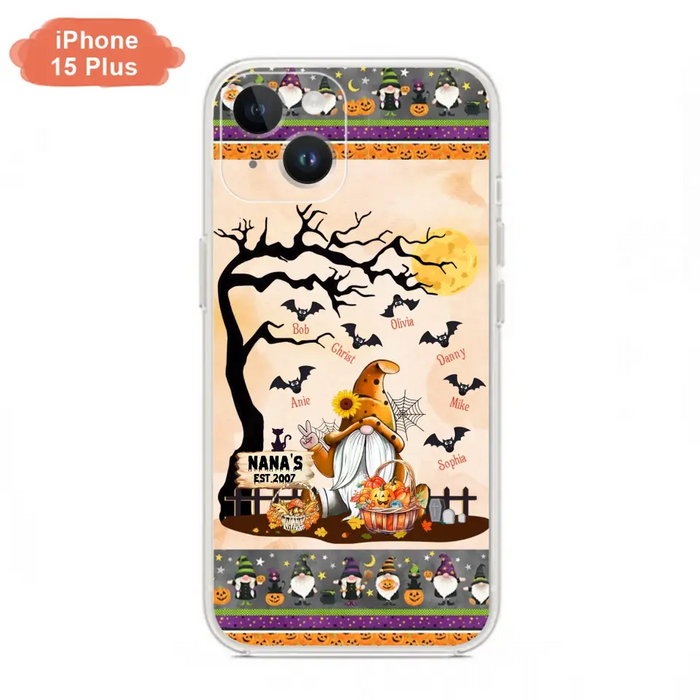 Custom Personalized Boo Grandma Phone Case - Halloween Gift For Grandma - Upto 7 Kids - Case For iPhone/ Samsung