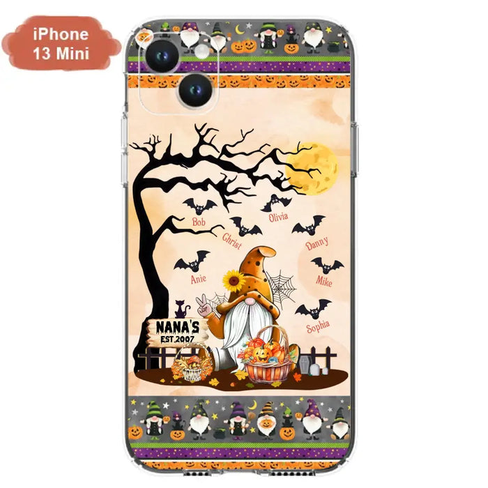 Custom Personalized Boo Grandma Phone Case - Halloween Gift For Grandma - Upto 7 Kids - Case For iPhone/ Samsung