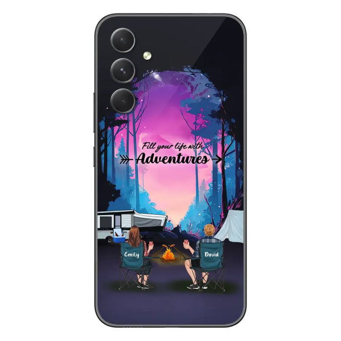 Personalized Camping Phone Case - Full Option - Best Gift For Camping Lovers - Fill Your Life With Adventures - Case For iPhone/Samsung