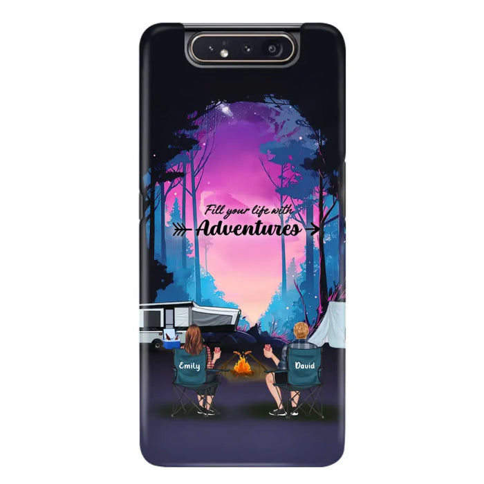 Personalized Camping Phone Case - Full Option - Best Gift For Camping Lovers - Fill Your Life With Adventures - Case For iPhone/Samsung