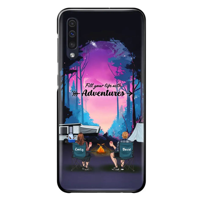 Personalized Camping Phone Case - Full Option - Best Gift For Camping Lovers - Fill Your Life With Adventures - Case For iPhone/Samsung