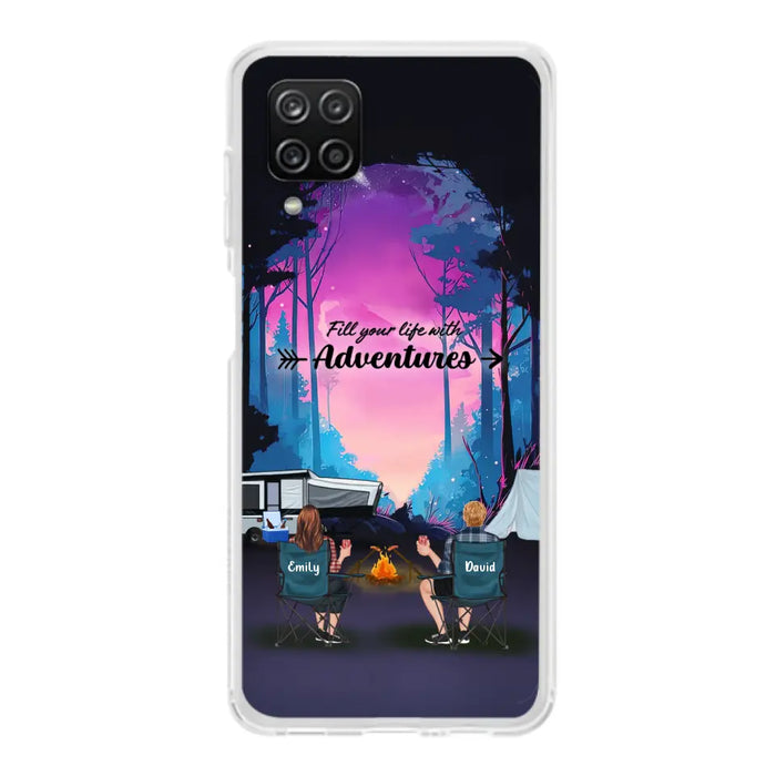 Personalized Camping Phone Case - Full Option - Best Gift For Camping Lovers - Fill Your Life With Adventures - Case For iPhone/Samsung