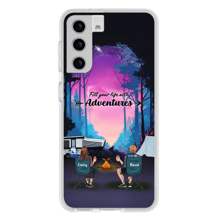 Personalized Camping Phone Case - Full Option - Best Gift For Camping Lovers - Fill Your Life With Adventures - Case For iPhone/Samsung