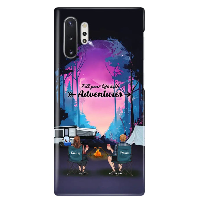 Personalized Camping Phone Case - Full Option - Best Gift For Camping Lovers - Fill Your Life With Adventures - Case For iPhone/Samsung