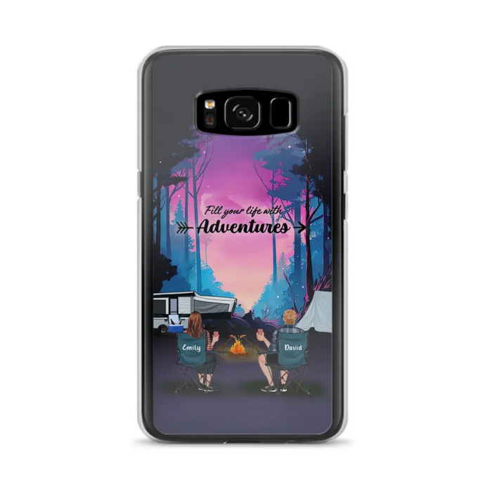 Personalized Camping Phone Case - Full Option - Best Gift For Camping Lovers - Fill Your Life With Adventures - Case For iPhone/Samsung