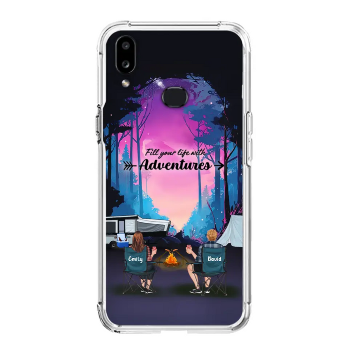 Personalized Camping Phone Case - Full Option - Best Gift For Camping Lovers - Fill Your Life With Adventures - Case For iPhone/Samsung