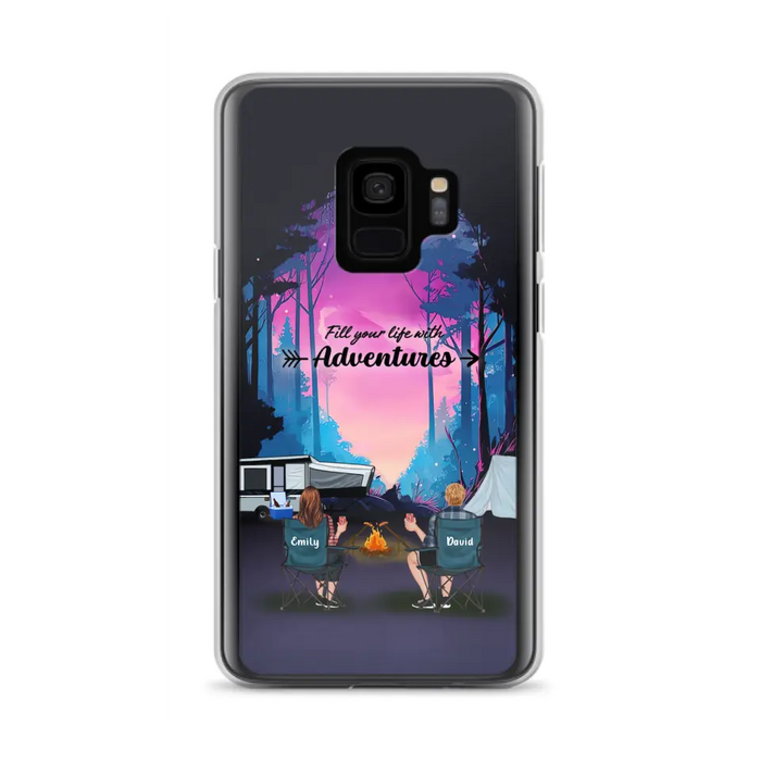 Personalized Camping Phone Case - Full Option - Best Gift For Camping Lovers - Fill Your Life With Adventures - Case For iPhone/Samsung