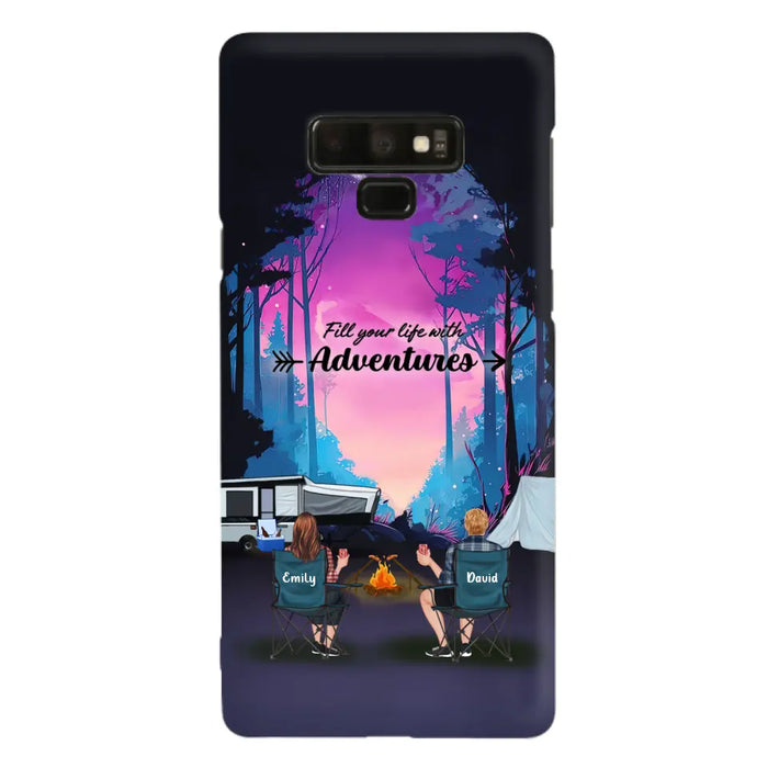 Personalized Camping Phone Case - Full Option - Best Gift For Camping Lovers - Fill Your Life With Adventures - Case For iPhone/Samsung