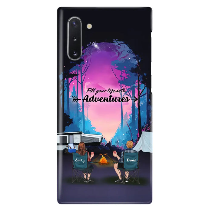 Personalized Camping Phone Case - Full Option - Best Gift For Camping Lovers - Fill Your Life With Adventures - Case For iPhone/Samsung