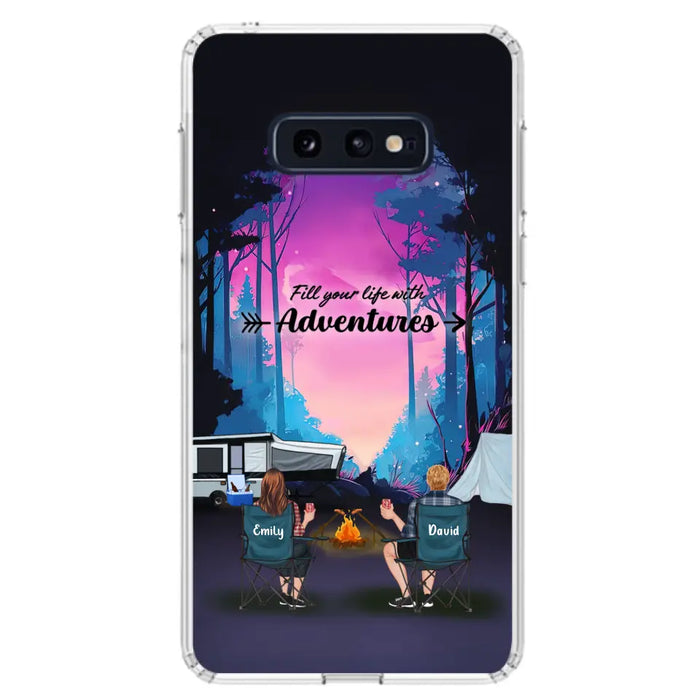 Personalized Camping Phone Case - Full Option - Best Gift For Camping Lovers - Fill Your Life With Adventures - Case For iPhone/Samsung