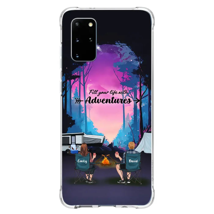 Personalized Camping Phone Case - Full Option - Best Gift For Camping Lovers - Fill Your Life With Adventures - Case For iPhone/Samsung