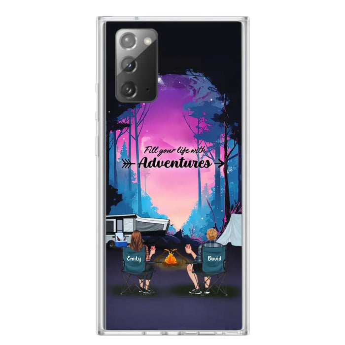 Personalized Camping Phone Case - Full Option - Best Gift For Camping Lovers - Fill Your Life With Adventures - Case For iPhone/Samsung