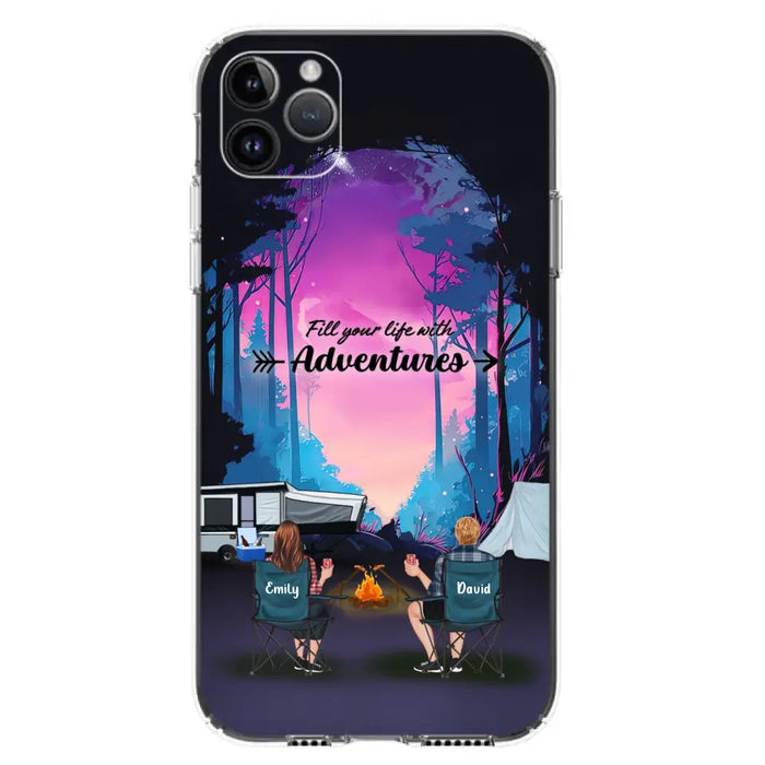 Personalized Camping Phone Case - Full Option - Best Gift For Camping Lovers - Fill Your Life With Adventures - Case For iPhone/Samsung