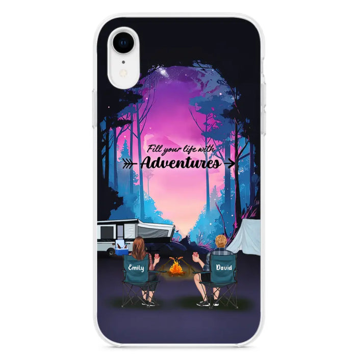 Personalized Camping Phone Case - Full Option - Best Gift For Camping Lovers - Fill Your Life With Adventures - Case For iPhone/Samsung