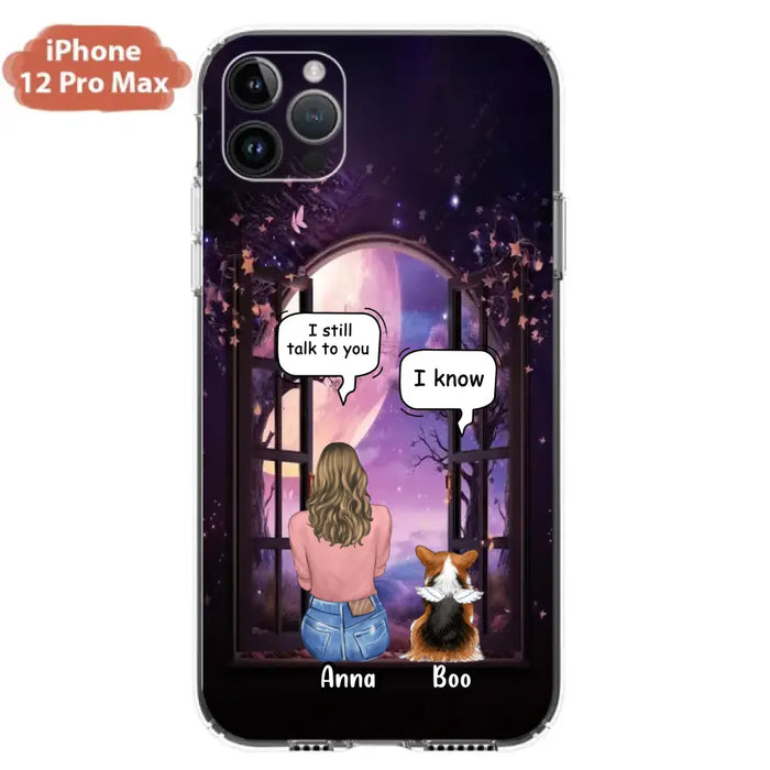 Custom Personalized Memorial Pet Phone Case - Upto 4 Dogs/Cats/Rabbits - Memorial Gift Idea for Dog/Cat/Rabbit Owners - Case For iPhone/Samsung