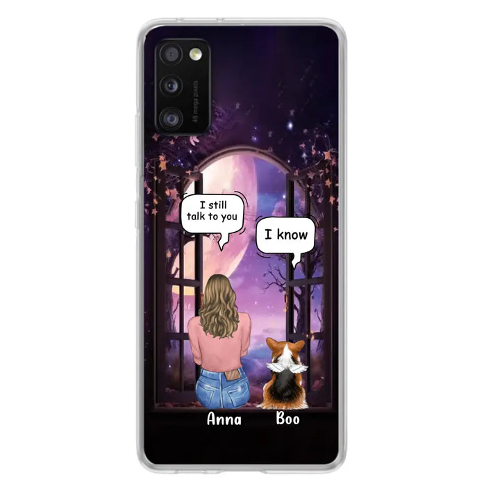 Custom Personalized Memorial Pet Phone Case - Upto 4 Dogs/Cats/Rabbits - Memorial Gift Idea for Dog/Cat/Rabbit Owners - Case For iPhone/Samsung