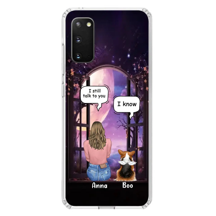 Custom Personalized Memorial Pet Phone Case - Upto 4 Dogs/Cats/Rabbits - Memorial Gift Idea for Dog/Cat/Rabbit Owners - Case For iPhone/Samsung