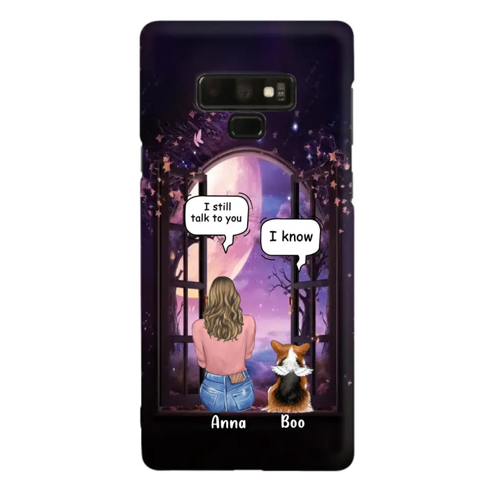 Custom Personalized Memorial Pet Phone Case - Upto 4 Dogs/Cats/Rabbits - Memorial Gift Idea for Dog/Cat/Rabbit Owners - Case For iPhone/Samsung