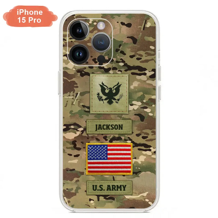 Custom Personalized Veteran Phone Case - Father's Day Gift for Veteran - Case For iPhone/Samsung