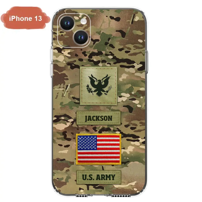 Custom Personalized Veteran Phone Case - Father's Day Gift for Veteran - Case For iPhone/Samsung