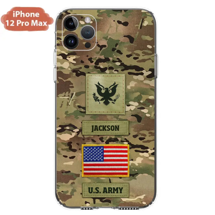 Custom Personalized Veteran Phone Case - Father's Day Gift for Veteran - Case For iPhone/Samsung