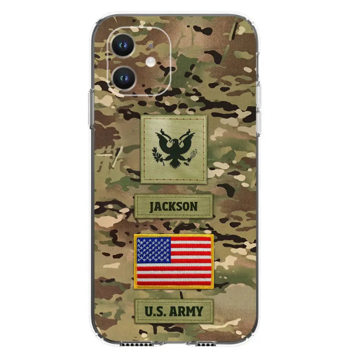 Custom Personalized Veteran Phone Case - Father's Day Gift for Veteran - Case For iPhone/Samsung