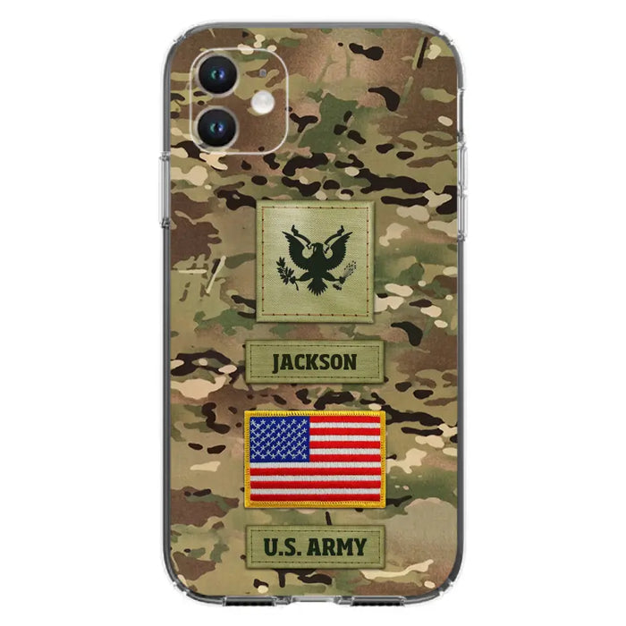 Custom Personalized Veteran Phone Case - Father's Day Gift for Veteran - Case For iPhone/Samsung