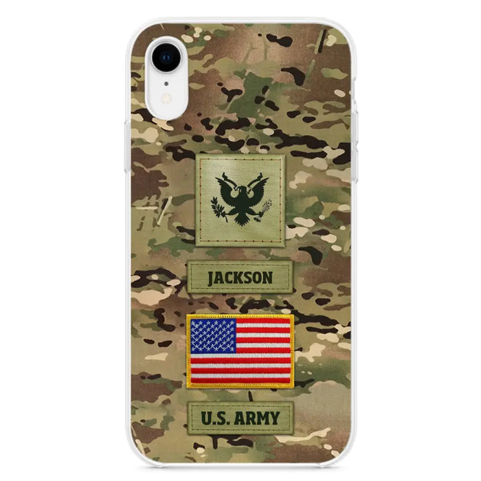 Custom Personalized Veteran Phone Case - Father's Day Gift for Veteran - Case For iPhone/Samsung