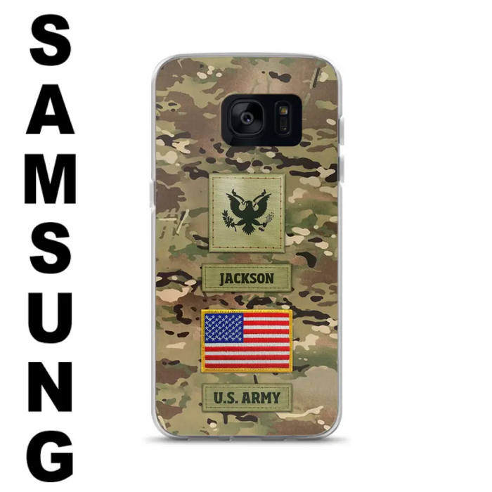 Custom Personalized Veteran Phone Case - Father's Day Gift for Veteran - Case For iPhone/Samsung