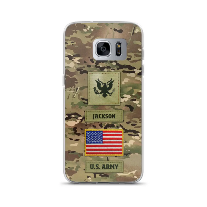 Custom Personalized Veteran Phone Case - Father's Day Gift for Veteran - Case For iPhone/Samsung