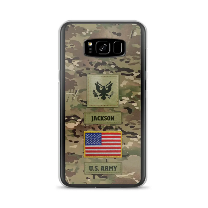 Custom Personalized Veteran Phone Case - Father's Day Gift for Veteran - Case For iPhone/Samsung