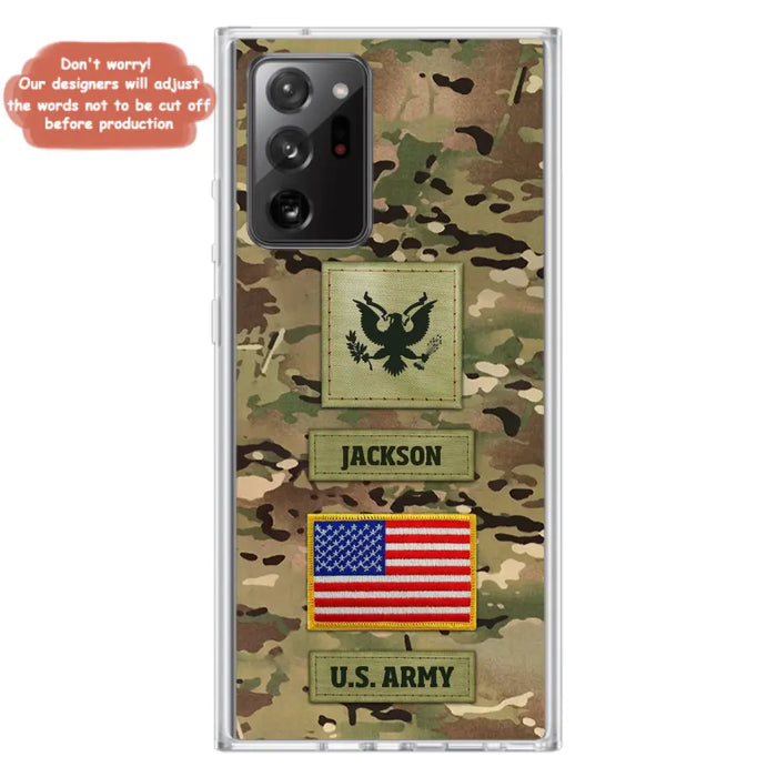 Custom Personalized Veteran Phone Case - Father's Day Gift for Veteran - Case For iPhone/Samsung