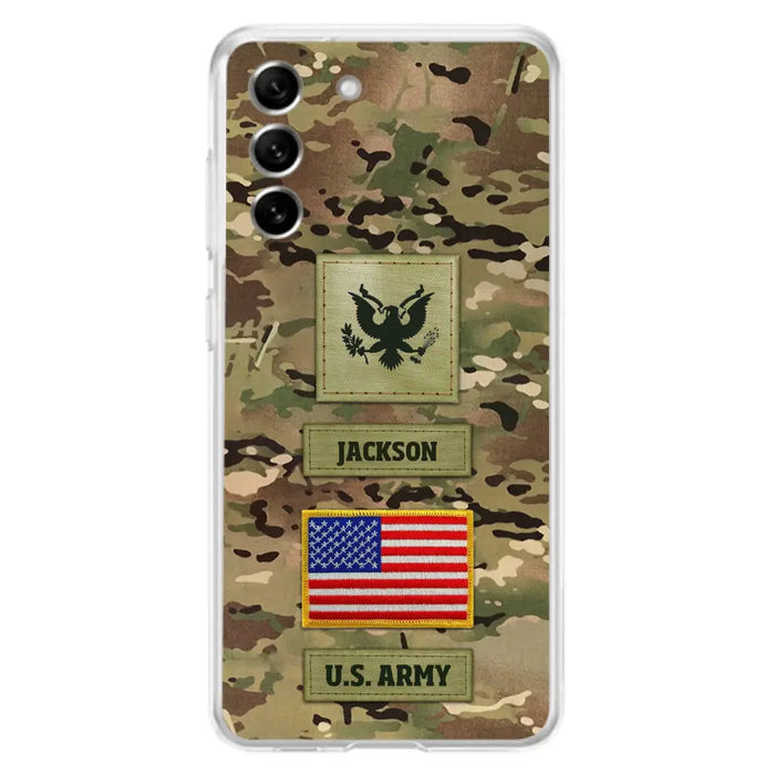 Custom Personalized Veteran Phone Case - Father's Day Gift for Veteran - Case For iPhone/Samsung