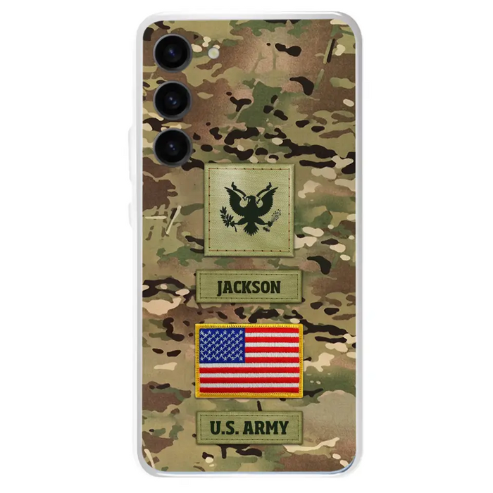 Custom Personalized Veteran Phone Case - Father's Day Gift for Veteran - Case For iPhone/Samsung