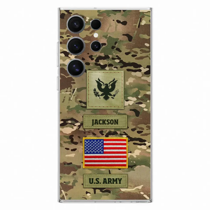 Custom Personalized Veteran Phone Case - Father's Day Gift for Veteran - Case For iPhone/Samsung