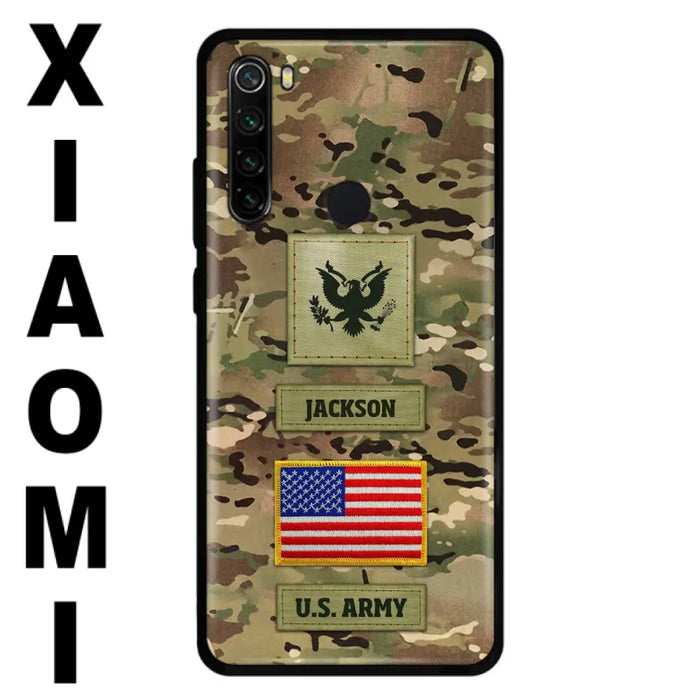 Custom Personalized Veteran Phone Case - Father's Day Gift for Veteran - Case for Xiaomi/Huawei/Oppo