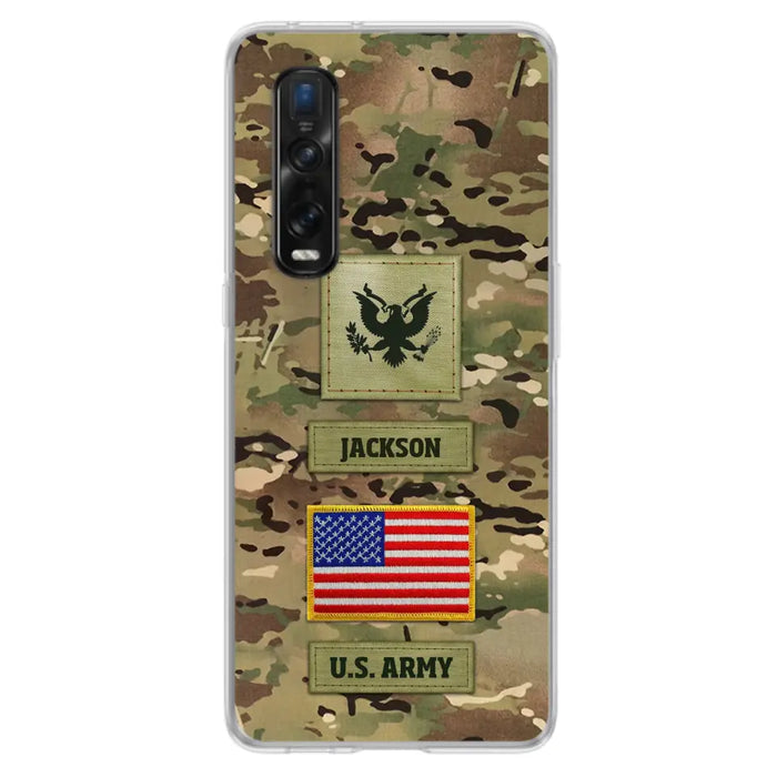 Custom Personalized Veteran Phone Case - Father's Day Gift for Veteran - Case for Xiaomi/Huawei/Oppo