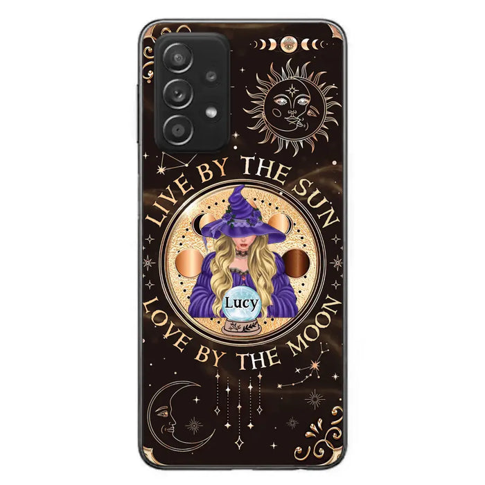 Custom Personalized Witch Phone Case - Halloween Gift Idea For Friend - Only Good May Enter Here - Case for iPhone/Samsung