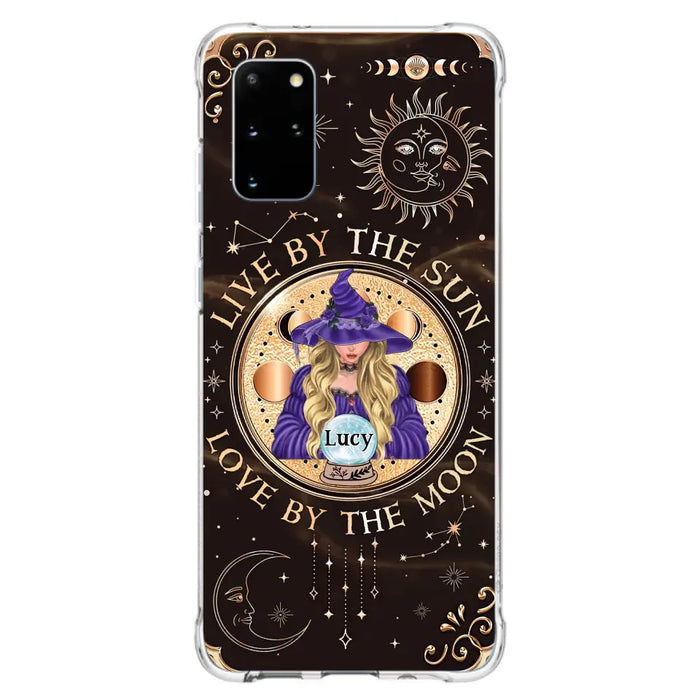 Custom Personalized Witch Phone Case - Halloween Gift Idea For Friend - Only Good May Enter Here - Case for iPhone/Samsung