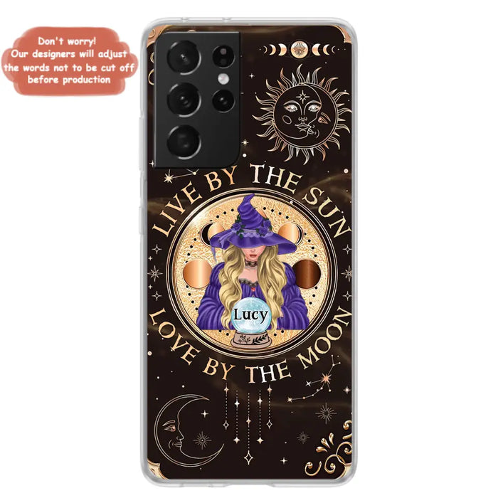 Custom Personalized Witch Phone Case - Halloween Gift Idea For Friend - Only Good May Enter Here - Case for iPhone/Samsung