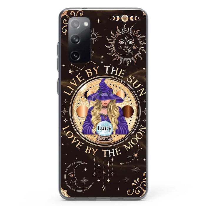 Custom Personalized Witch Phone Case - Halloween Gift Idea For Friend - Only Good May Enter Here - Case for iPhone/Samsung