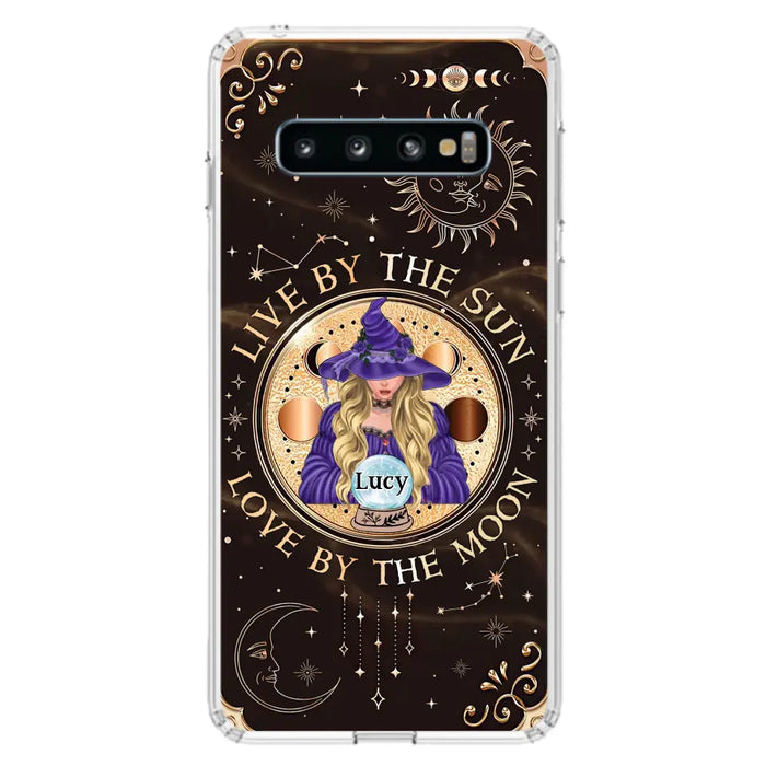 Custom Personalized Witch Phone Case - Halloween Gift Idea For Friend - Only Good May Enter Here - Case for iPhone/Samsung