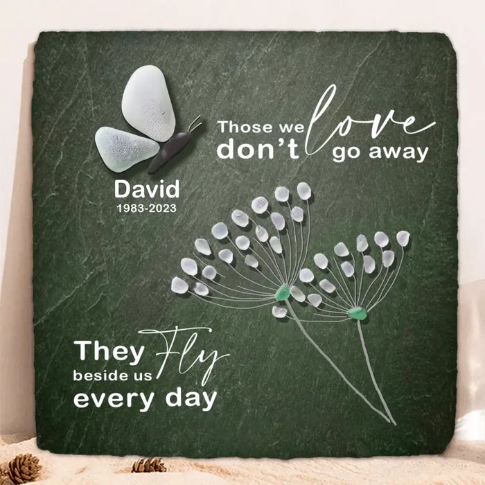 Custom Personalized Memorial Butterfly Square Lithograph - Best Gift Idea - Always On My Mind Forever In My Heart