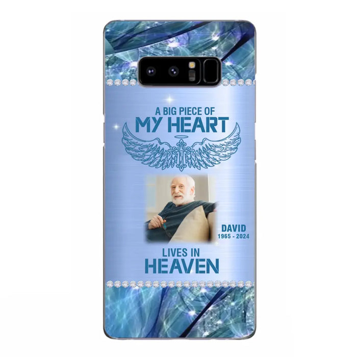 Custom Personalized Memorial Photo Phone Case - Upload Photo - Memorial Gift For Family Member - Never Walk Alone - Case For iPhone/ Samsung