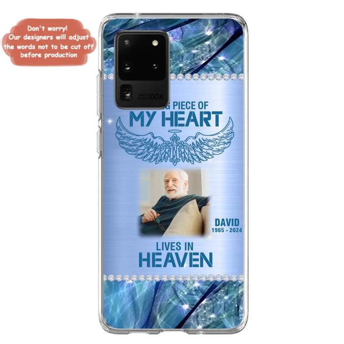 Custom Personalized Memorial Photo Phone Case - Upload Photo - Memorial Gift For Family Member - Never Walk Alone - Case For iPhone/ Samsung