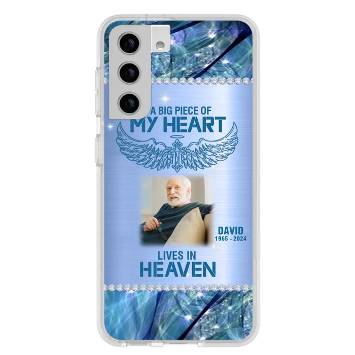 Custom Personalized Memorial Photo Phone Case - Upload Photo - Memorial Gift For Family Member - Never Walk Alone - Case For iPhone/ Samsung