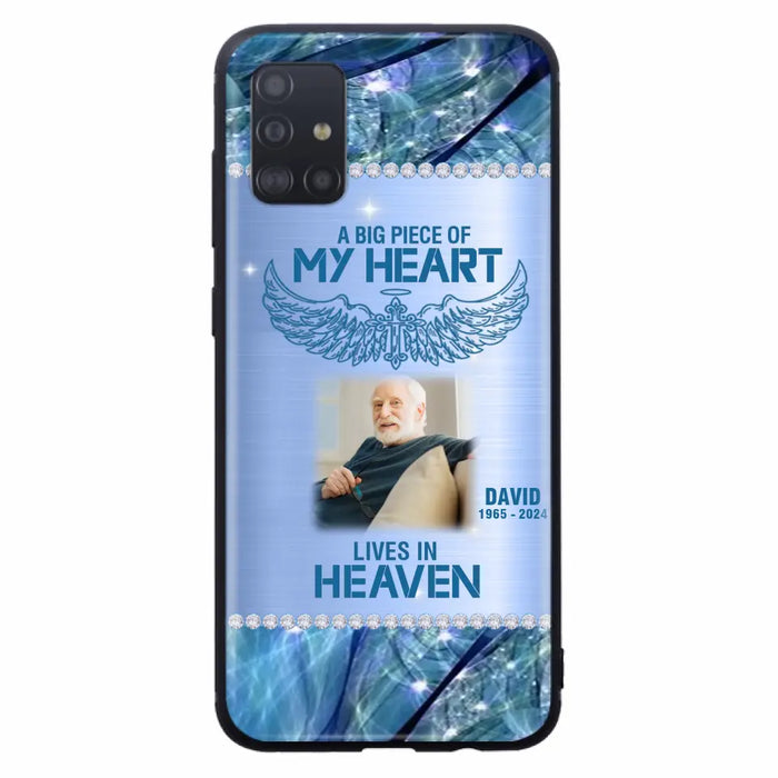 Custom Personalized Memorial Photo Phone Case - Upload Photo - Memorial Gift For Family Member - Never Walk Alone - Case For iPhone/ Samsung