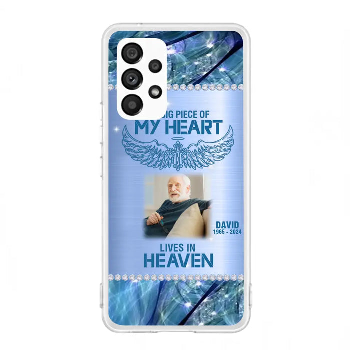 Custom Personalized Memorial Photo Phone Case - Upload Photo - Memorial Gift For Family Member - Never Walk Alone - Case For iPhone/ Samsung