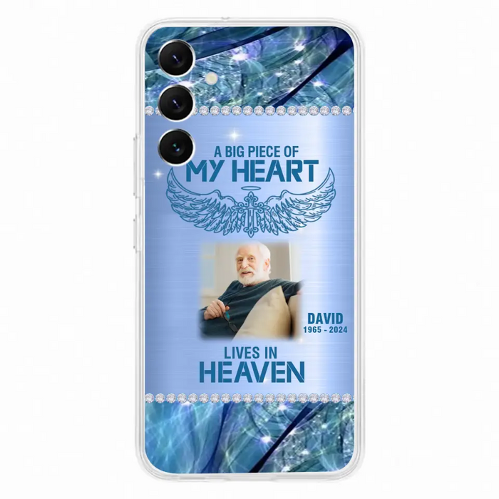 Custom Personalized Memorial Photo Phone Case - Upload Photo - Memorial Gift For Family Member - Never Walk Alone - Case For iPhone/ Samsung