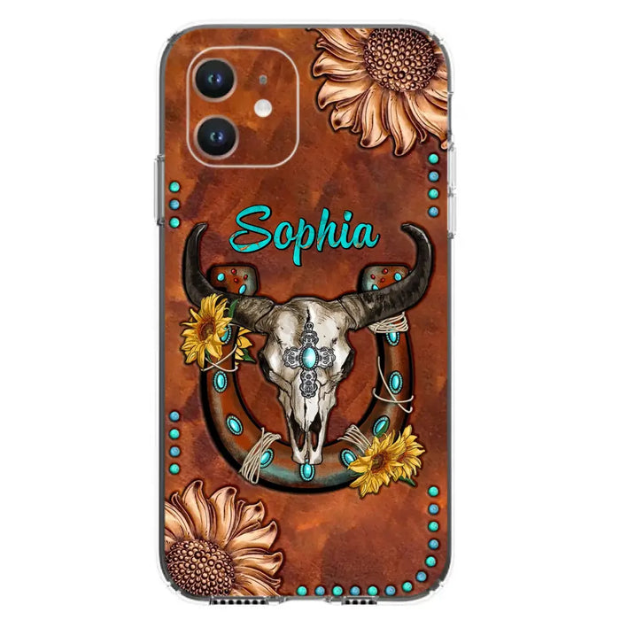 Custom Personalized Cowboy Cowgirl Phone Case - Case For iPhone/ Samsung